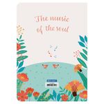 Тетрадь 60 л. в клетку обложка SoftTouch, бежевая бумага 70 г/м2, сшивка, В5 (179х250 мм), ГАРМОНИЯ, BRAUBERG, 1403816