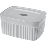 Корзинка с крышкой «VELVET», цвет светло-серый флэк, 15*11.5*7см / 0.9л