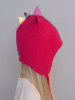 Шапка зимняя вязаная (Малина) Unic