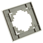 Рамка 1-местная, серебро, STEKKER, MFR00-7001-03, серия Катрин, серебро 50011