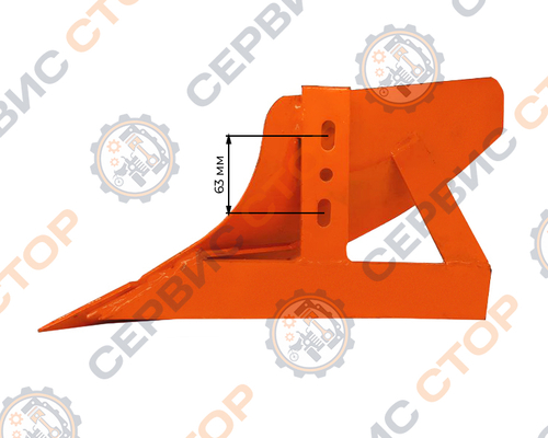 Плуг к мотоблоку с воздушным охлаждением