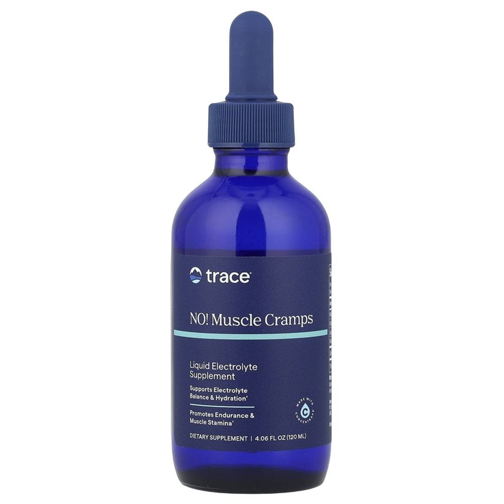 Trace Minerals NO! Muscle Cramps 120 ml , От мышечных спазмов и судорог