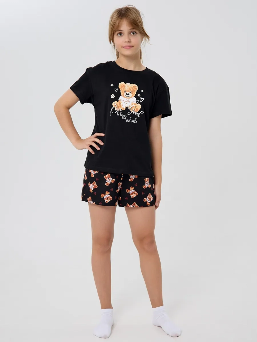 Пижама домашняя с шортами