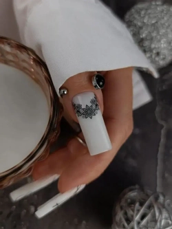 Lucky Rose Слайдеры наклейки для длинных ногтей 398