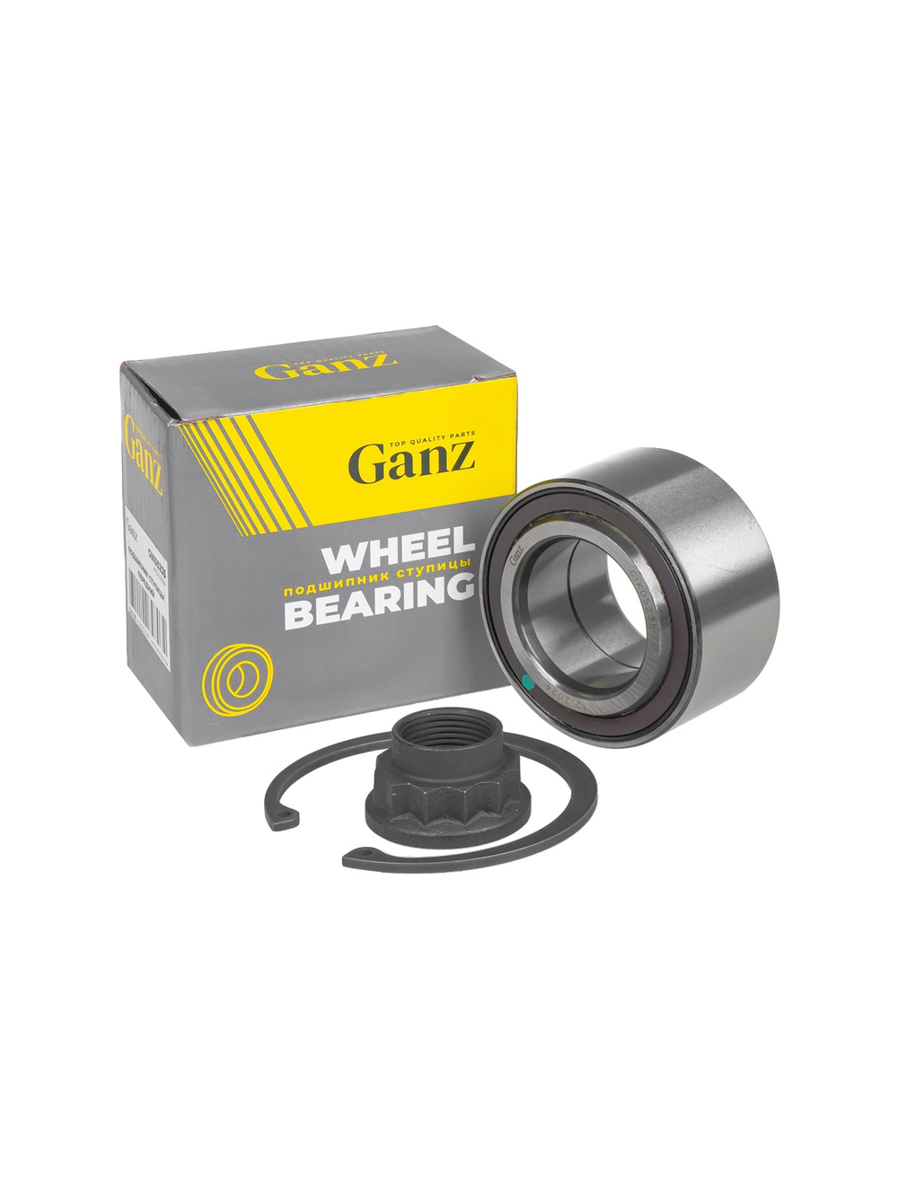 Подшипник ступицы передний CITROEN C1 05>, PEUGEOT 107 / 108 05>, TOYOTA Aygo GANZ GIK05235
