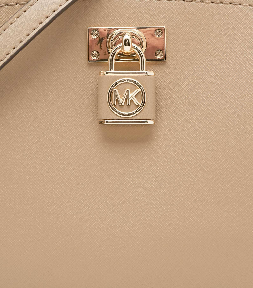 Кожаная сумка-мессенджер Michael Kors - коричневый(30S3GR0M2L)