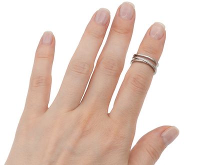 Фаланговое кольцо "Икс"