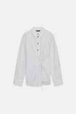Рубашка в клетку с бантиками - ZARA