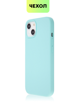 Чехол BROSCORP для Apple iPhone 13 оптом (арт. IP13-SOFTRUBBER-MINT)