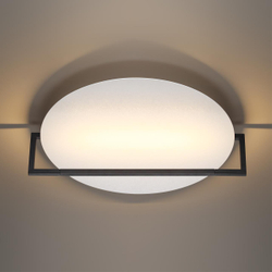 7015/20WL HIGHTECH ODL25 295 белый ice crack/металл/акрил Настенно-потолочный светильник IP20 LED поворотный 360° 1*20W LUNAR