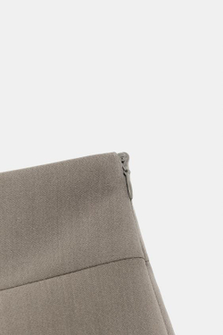 ZARA МИНИ-ШОРТЫ, СЕРО-КОРИЧНЕВЫЙ