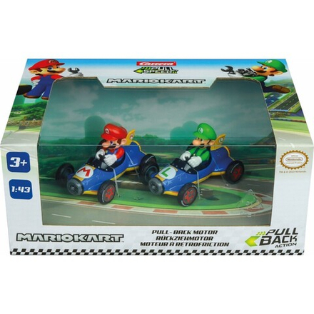 Carrera Pull & Speed - Две машинки Nintendo Mario Kart Mach8 2-pack 13018 / артикул   13018  / GTIN 9003150115847