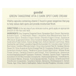 Goodal, крем для ухода за темными пятнами с зеленым мандарином, с витамином C, 50 мл (1,69 жидк. унции)