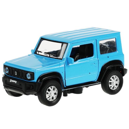 Машина металл SUZUKI JIMNY 11,5 см, двери, багаж, инерц, синий, кор. Технопарк