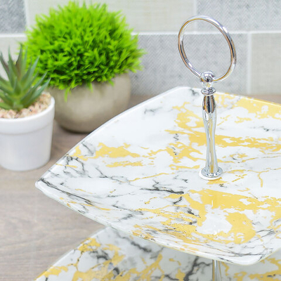 Фруктовница 2-х ярусная "Lavenir" 19,5*19,5/24*24см (00110750)