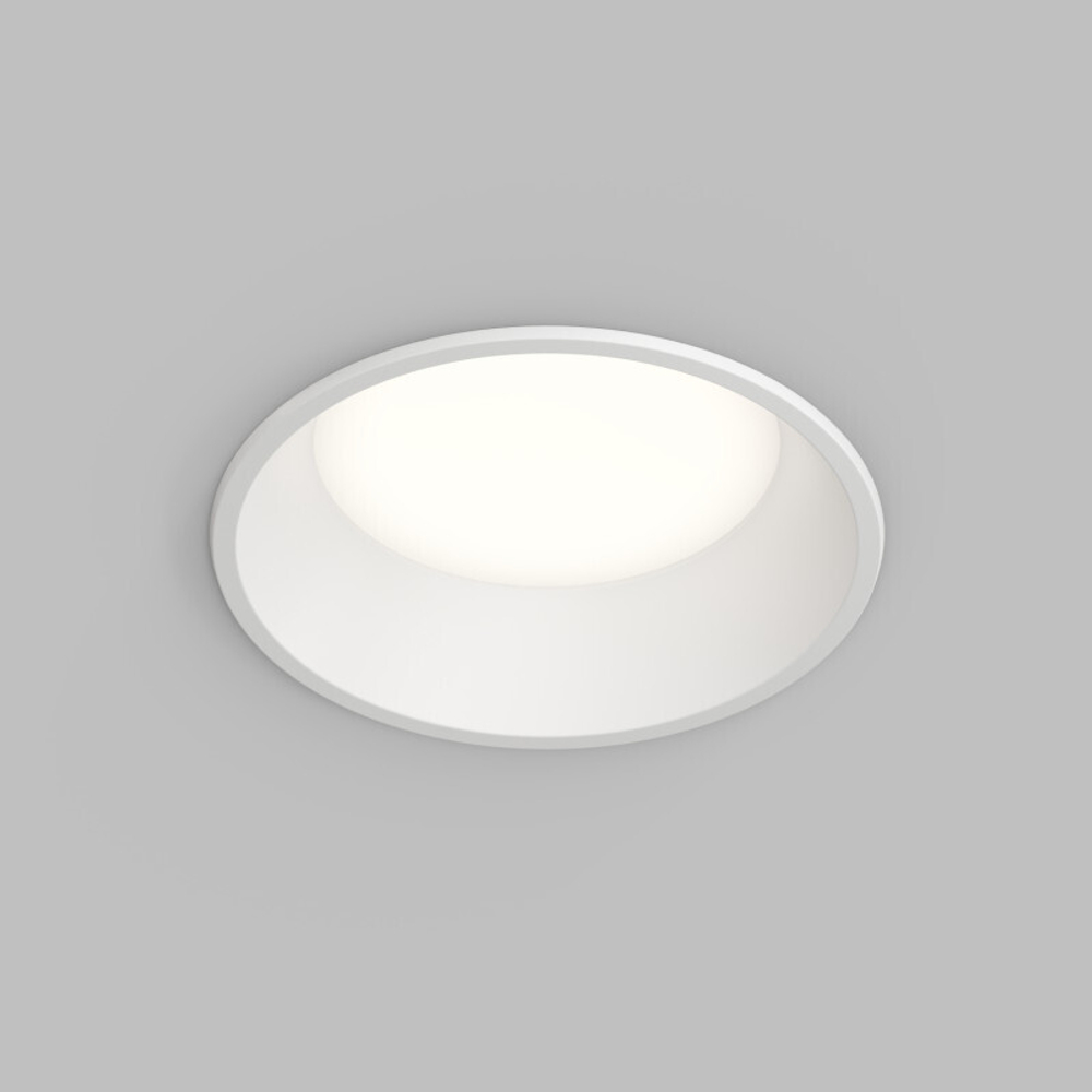 Встраиваемый влагозащищенный светильник TRIM, 18 Вт LED 3000-4000-6500K, IP44, алюминий, акрил