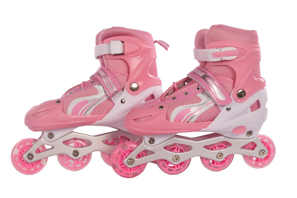 Ролики, PVC колесо со светом (р-р S31-34 M35-38 L39-42), D-608B-62