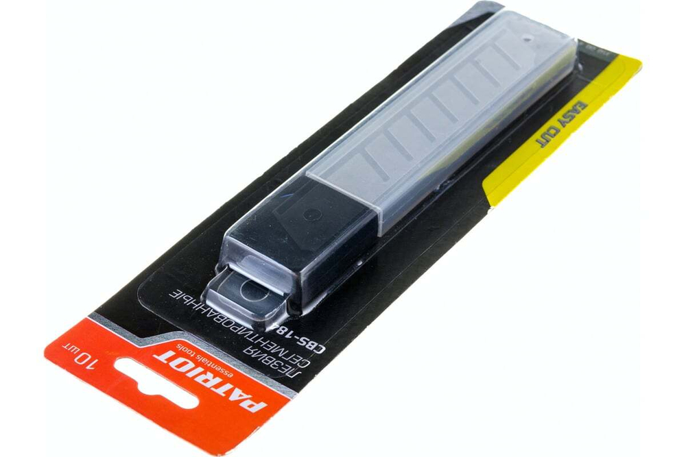 Лезвия сегментированные CBB-184 (10 шт; 18 мм) PATRIOT 350004422