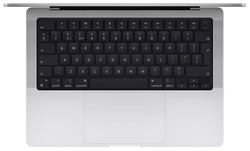 Ноутбук Apple MacBook Pro A2442 M1 Pro 8 core 16Gb SSD512Gb/14 core GPU 14.2" (3024x1964)/ДА Mac OS silver WiFi BT Cam MKGR3LL/A