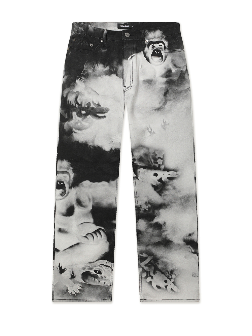 Мужские Брюки Meditation All Over Print