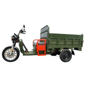 Грузовой электрический трицикл IKINGI CARGO MAX Q30 3000W (72V/45Ah) - Зелёный фото №1