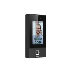 DHI-ASI6214S-D AI терминал учета рабочего времени и контроля доступа с распознаванием лиц и отпечатков пальцев.