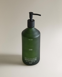 Zara Home Гель для душа Citrus Leaves 1000 мл парфюмированный, для тела, аромат свежий цитрусовый