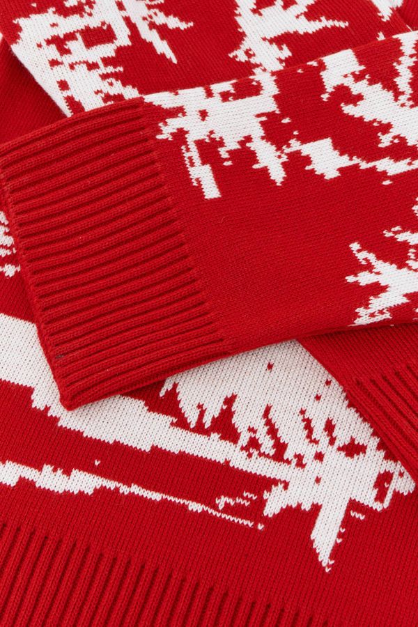 Свитер Candy Flip Двухсторонний красный/белый - фото 15