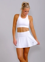 Юбка RS Flared Court Skirt (White/Black) AW-269-001