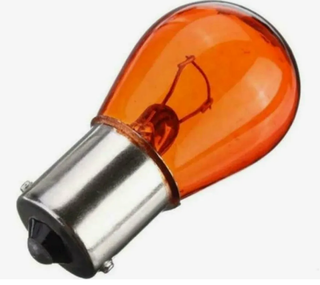 Автолампа  РY 12-21 (PY21W) 1конт ORANGE (ровн штифт) (BA15s) РarusAuto #12523OR/10