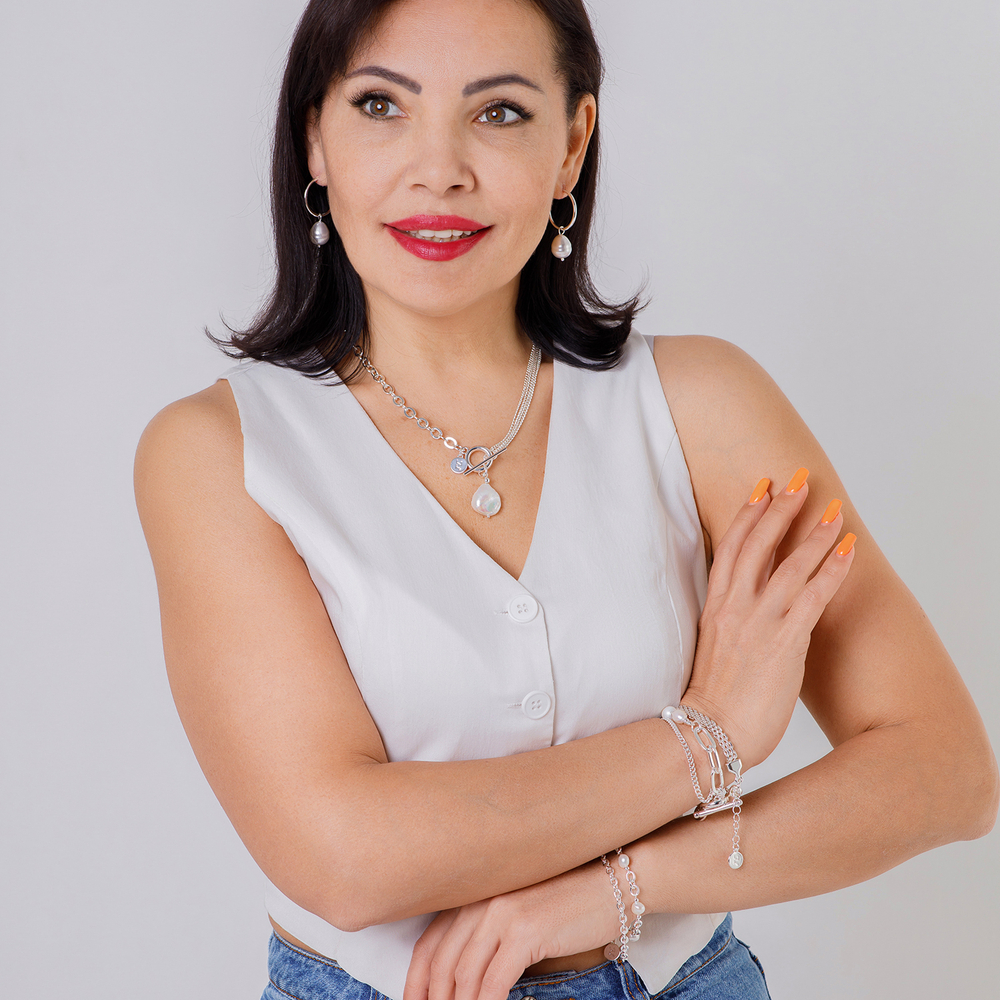 Колье Fiore Luna Pearle Togl BL4515 S