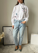 Хлопковая рубашка Karl Lagerfeld, S-M