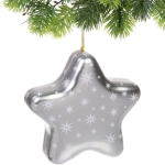 Банка жестяная «Звезда» 12,6*4,8см, цвет серебро