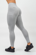 Леггинсы HIGH WAISTED LEGGINGS LEG DAY GOALS 248 Светло-серые