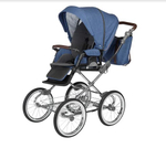 Коляска Noordline Nicole Classic Chrom 3 в 1 (Blue)