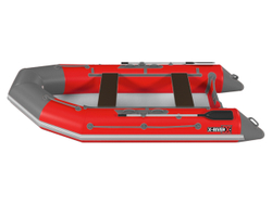 Надувная ПВХ-лодка X-River Rocky 415 НДВД, с усиленным дном и баллонами