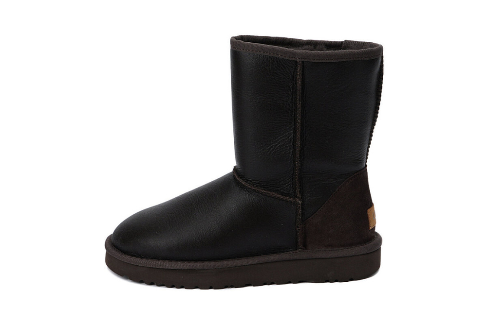 UGG Mens Classic Short Metallic Chocolate