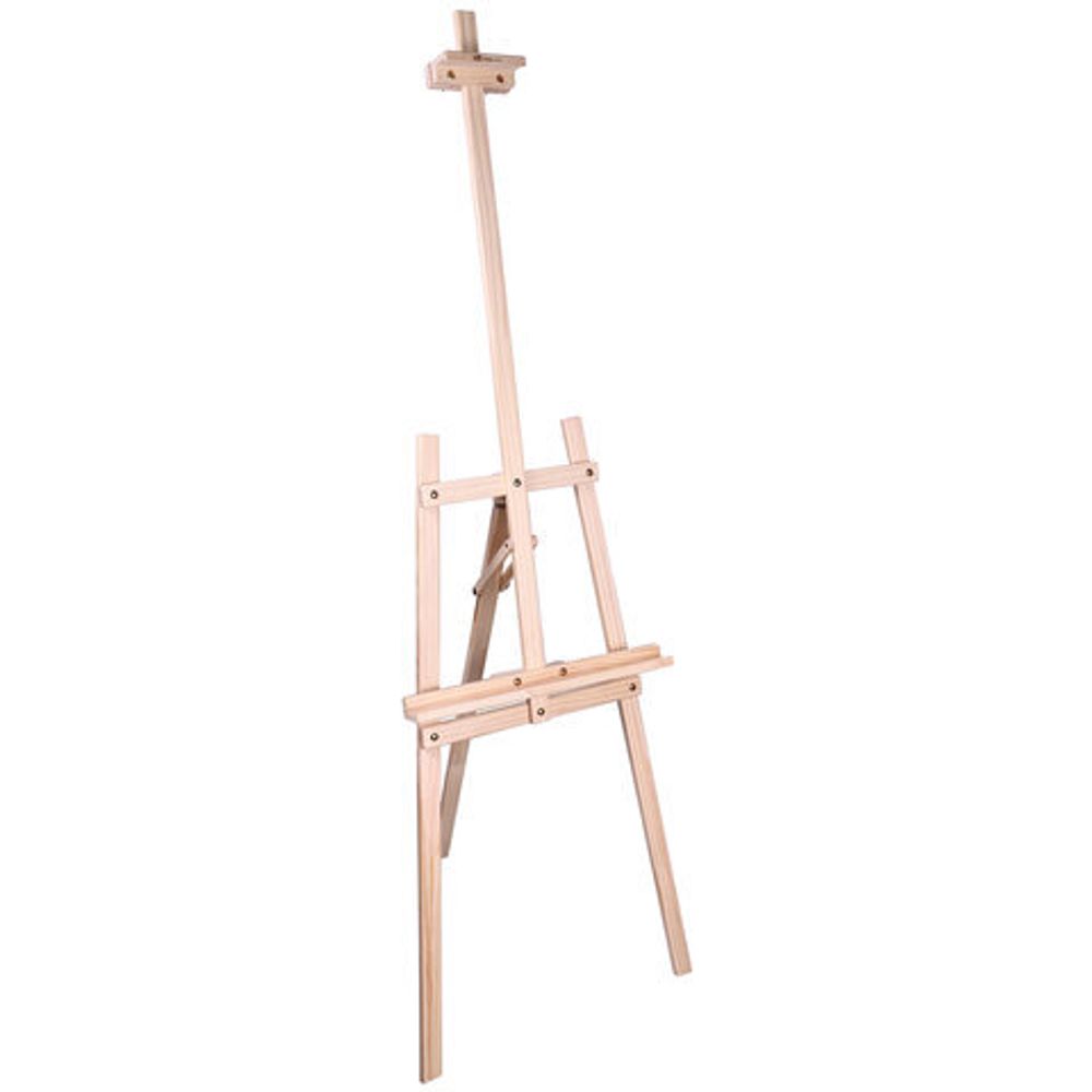 Мольберт напольный из сосны Лира, 170х55х70 см, высота холста до 120 см, BRAUBERG ART CLASSIC, 192260