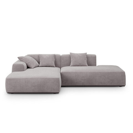 4-х местный нераскладной диван с кушеткой SAGA 018L/013R