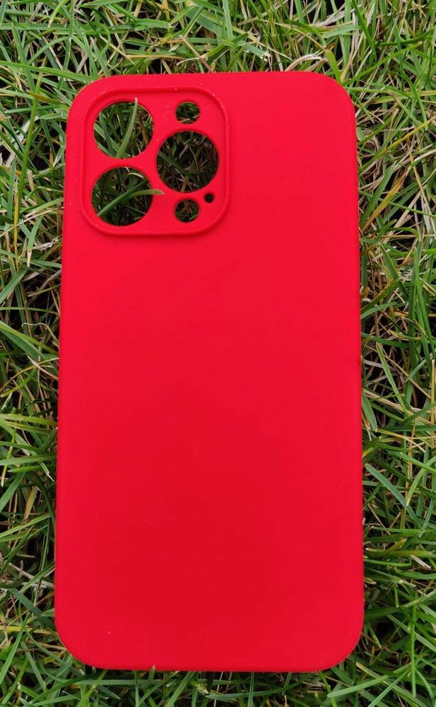 Чехол Silicone Cese на iPhone 13 Pro Max (Red) без логотипа