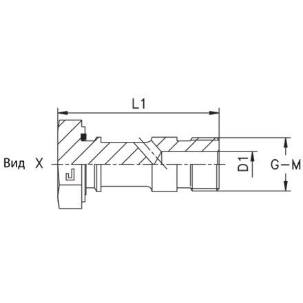 Болт BANJO BSP 1/2"