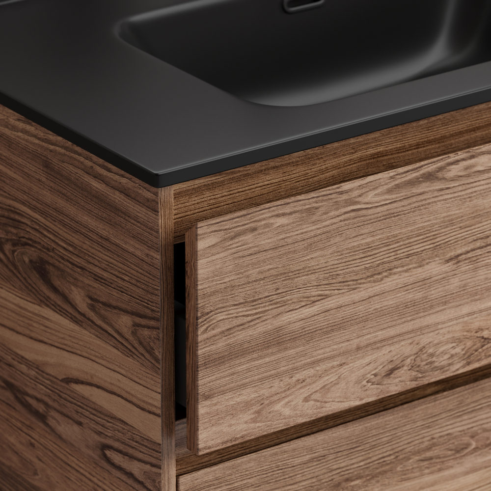 Тумба с раковиной Sancos Libra Floor 80 см LB80FECH дуб чарльстон