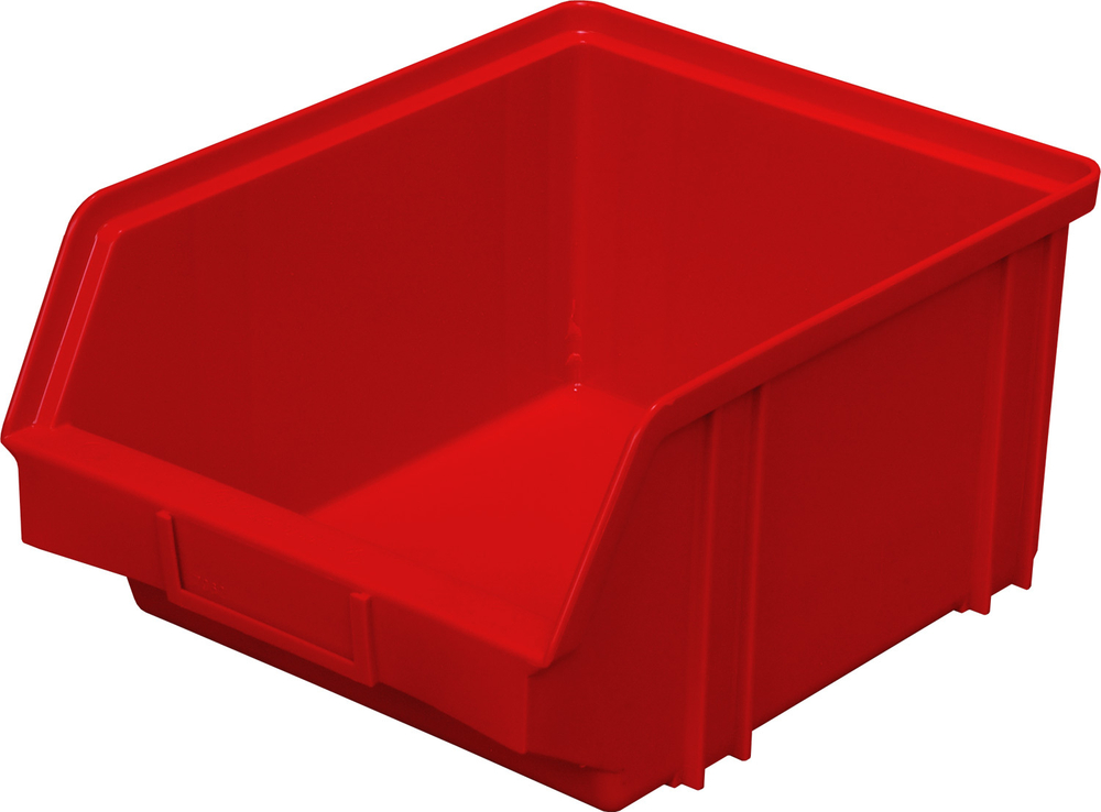 Ящик сплошной 290×230×150 мм, объем 10.01 л., арт.: 7962, красный, код: 00566