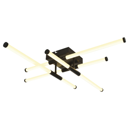 Светильник потолочный светодиодный ЭРА Модерн Fliss CLL-1-72-RC BK с ду 72W 3000-6000K черный