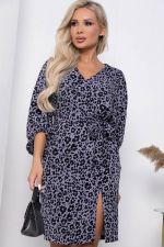 Платье "Магия красоты" (серо-фиолетовое) П7390 LT Collection (Акция)