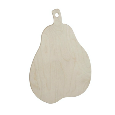 Доска разделочная фанера большая "Груша"