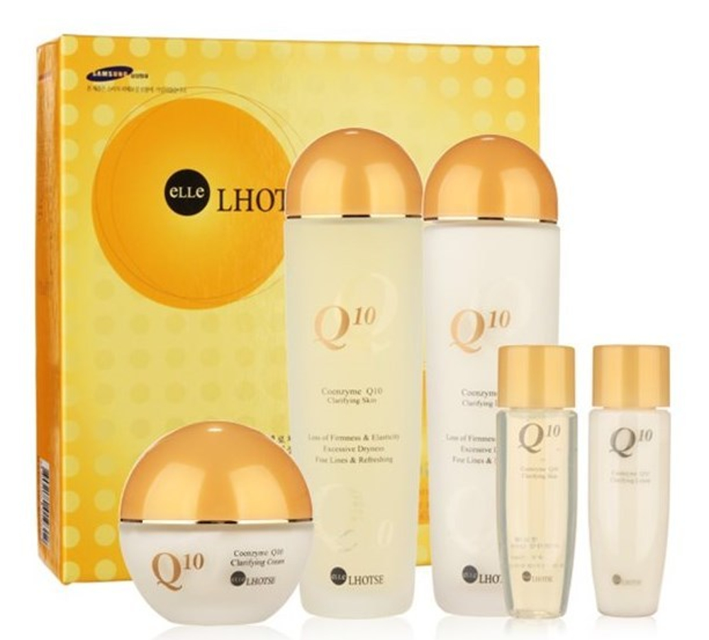 Набор уходовых средств с коэнзимом Q10 BERGAMO Elle Lhotse Loss Of Firmness&Elasticity Coemzyme Q10