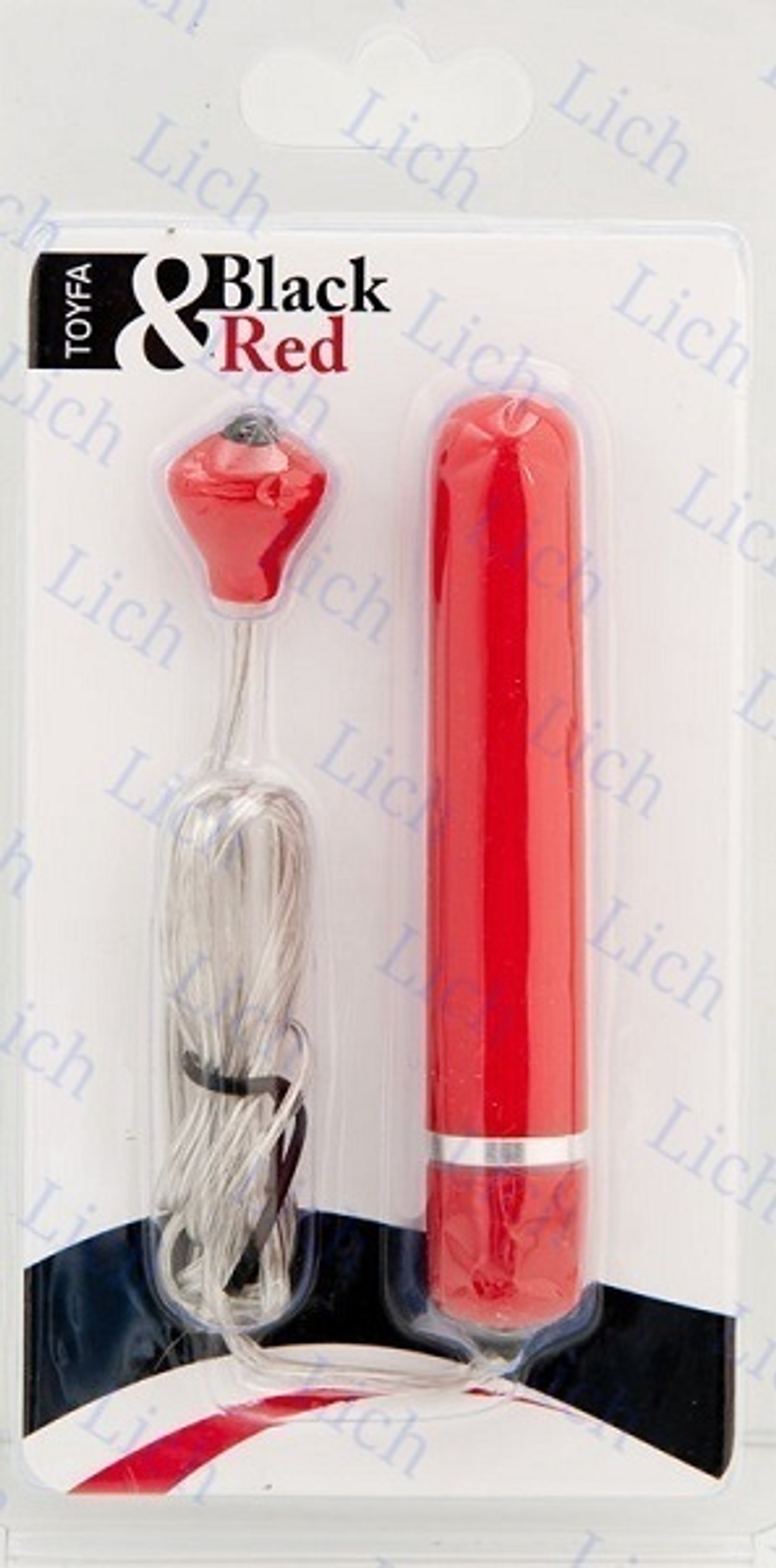 Красный водонепроницаемый вибратор. 9,5 см.