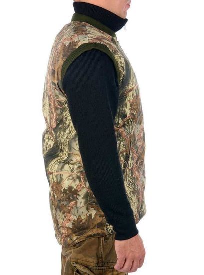 Охотничий жилет с подогревом RedLaika RL-H-03 (Серый каштан) (С греющим комплектом 6-22 часа 4400 мАч)