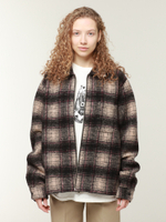 Рубашка Wool Plaid Zip